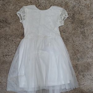 FOREVER21 Girls fancy white dress LIKE NEW